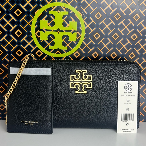 NWT Tory Burch wallet w/ detachable ID holder - Picture 3 of 14